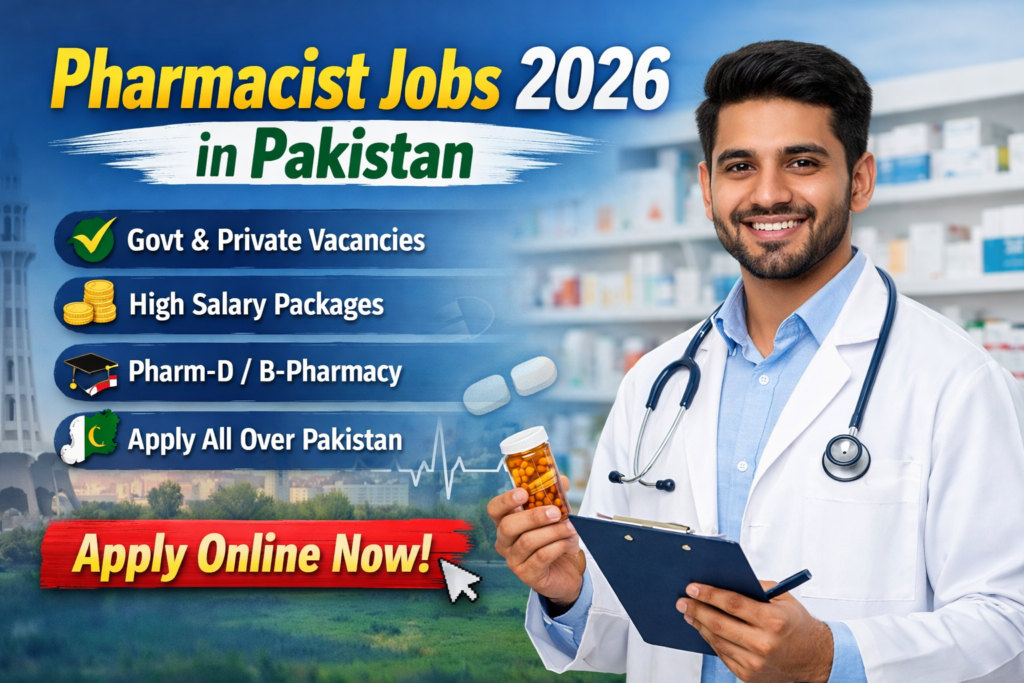 Pharmacist Jobs 2026 in Pakistan