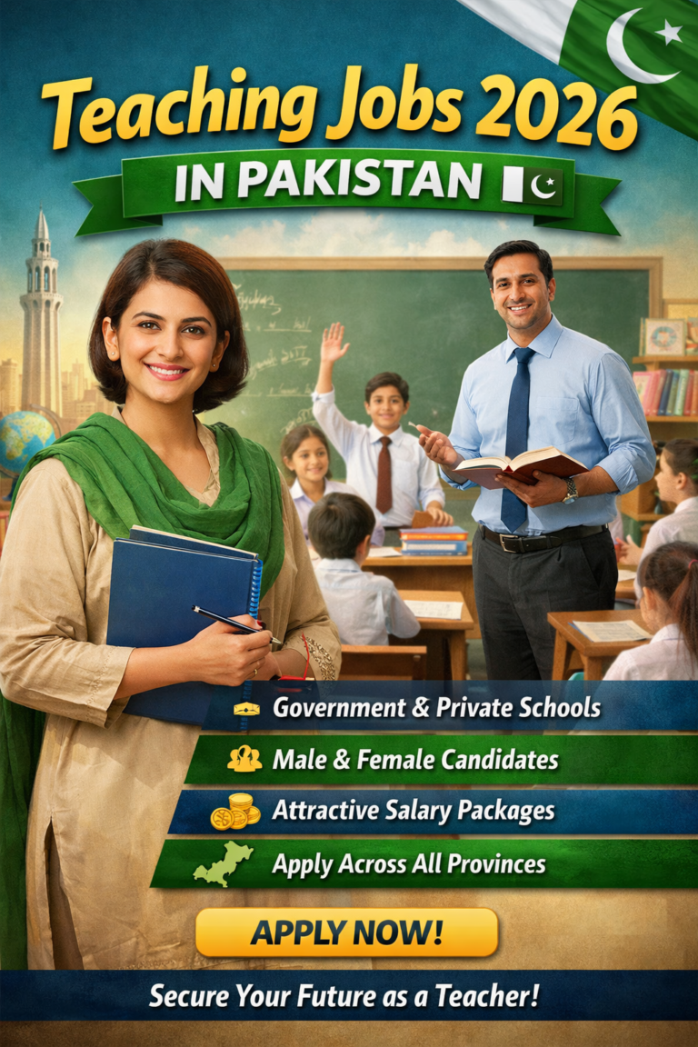 Teaching Jobs 2026 in Pakistan