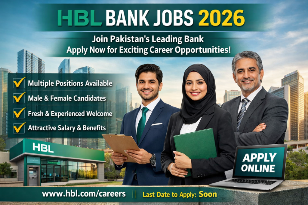 HBL Bank Jobs 2026