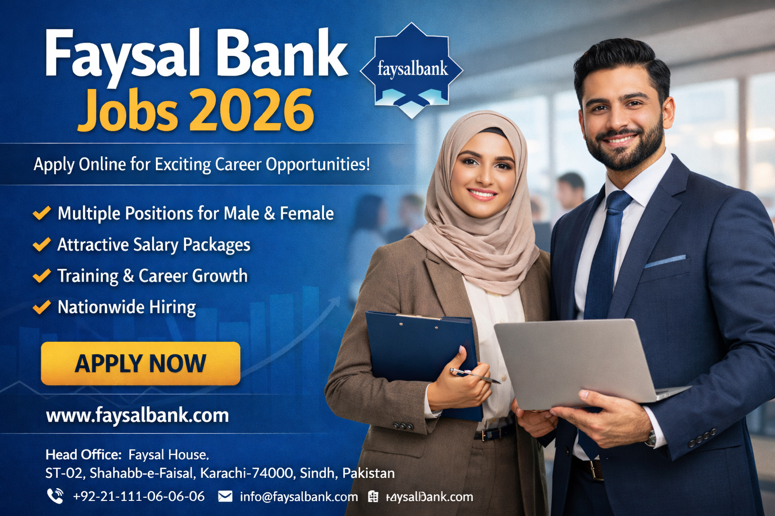 Faysal Bank Jobs 2026