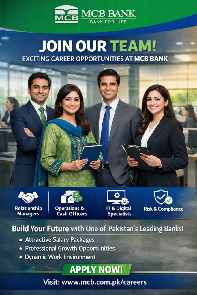 MCB Bank Jobs 2026