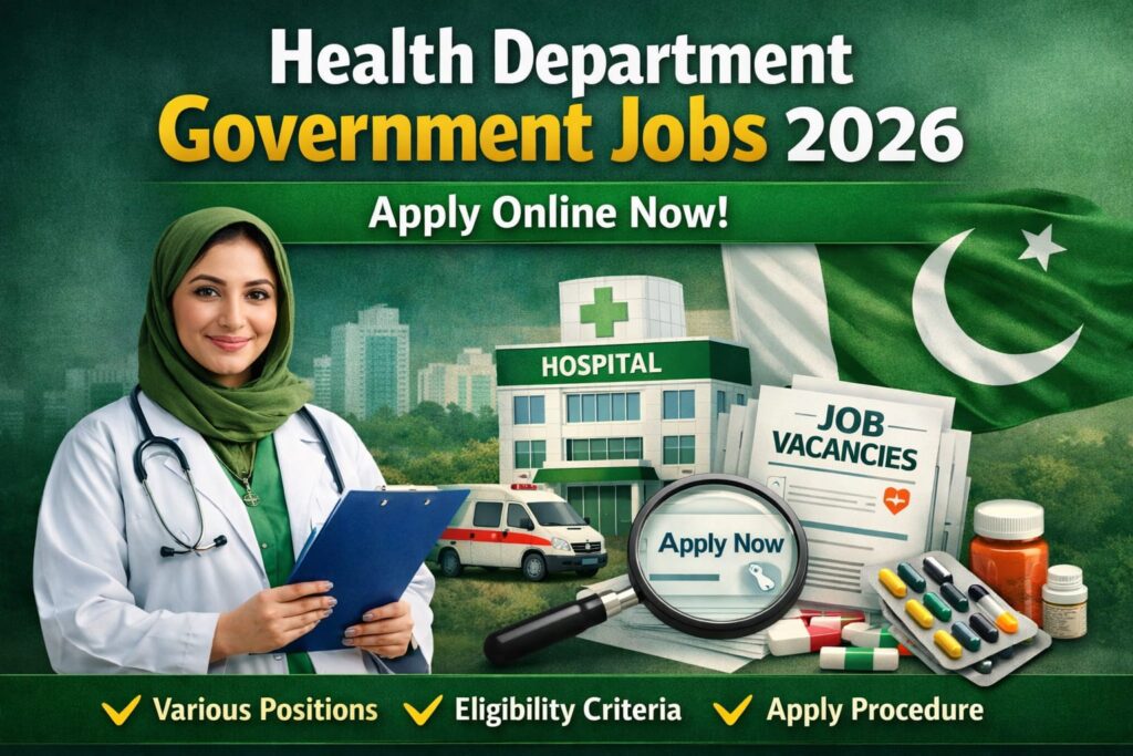 Health Department Government Jobs 2026 Apply Online