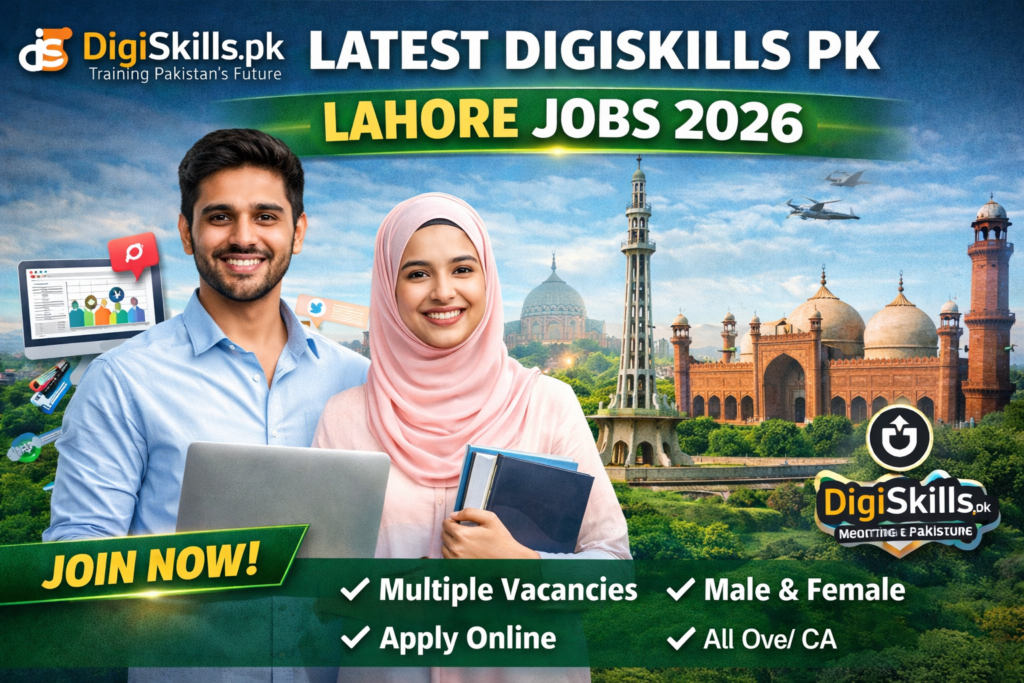 Latest DigiSkills PK Lahore Jobs 2026