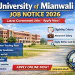 University of Mianwali Job Notice 2026
